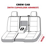 Covercraft Endura Waterproof Polyester SeatSaver Custom Second Row Seat Covers thumbnail 1