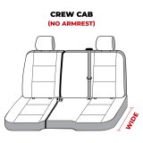 Covercraft Endura Waterproof Polyester SeatSaver Custom Second Row Seat Covers thumbnail 1