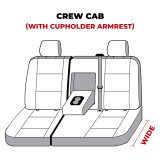 Covercraft Endura Waterproof Polyester SeatSaver Custom Second Row Seat Covers thumbnail 1