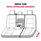 Covercraft Endura Waterproof Polyester SeatSaver Custom Second Row Seat Covers thumbnail 1