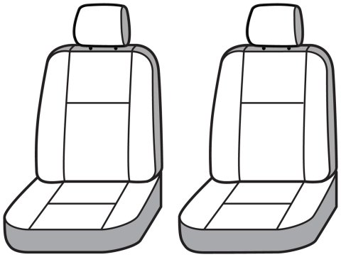 Covercraft 24-25 Jeep Gladiator Endura Waterproof SeatSaver Custom Front Row Seat Covers