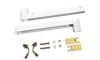BackRack 17-23 Ford F-250/350 SD (Alum Body) No Drill Standard Hardware Kit - White thumbnail 2