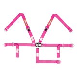 RaceQuip Pink JR. L & L 5pt Harness thumbnail 1
