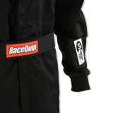 RaceQuip Black SFI-1 1-L Suit - Small thumbnail 9