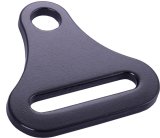 RaceQuip Long Reach Bolt On End Seat Belt Mounting Hardware / 2 or 3 In. Belts / Forged Steel- Blk thumbnail 1