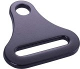 RaceQuip Long Reach Bolt On End Seat Belt Mounting Hardware / 2 or 3 In. Belts / Forged Steel- Blk thumbnail 2