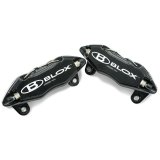 BLOX Racing Forged 4 Piston Calipers - Pair (Fits Honda/Acura 262mm Rotors) thumbnail 1