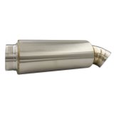 BLOX Racing 3.5in Street Muffler With Turndown Tip thumbnail 9