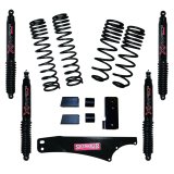 Skyjacker 2007-2018 Jeep Wrangler JK 4 Door 4WD Long Travel 2in-2.5in Lift Kit w/Black Max Shocks thumbnail 2