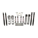 Skyjacker Jeep TJ/LJ 4in Dual Rate Long Travel Front/Rear Kit w/ Black Max Shocks thumbnail 1