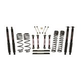 Skyjacker Jeep TJ/LJ 4in Dual Rate Long Travel Front/Rear Kit w/ Black Max Shocks thumbnail 2