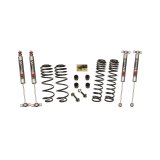 Skyjacker Wrangler TJ/LJ 2.5in Dual Rate Long Travel Front & Rear Kit w/ M95 Monotube Shocks thumbnail 1