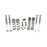 Skyjacker Wrangler TJ/LJ 2.5in Dual Rate Long Travel Front & Rear Kit w/ M95 Monotube Shocks thumbnail 2