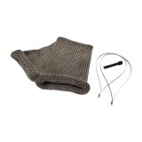 DEI Titanium 4in Knit Exhaust Sleeve - 24in thumbnail 2