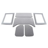 DEI 11-18 Jeep Wrangler JK 4-Door Boom Mat Complete Headliner Kit - 6 Piece - Gray thumbnail 2