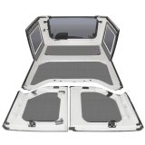 DEI 11-18 Jeep Wrangler JK 4-Door Boom Mat Complete Headliner Kit - 6 Piece - Gray thumbnail 5