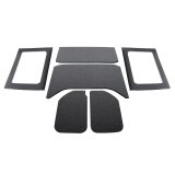 DEI 11-18 Jeep Wrangler JK 4-Door Boom Mat Complete Headliner Kit - 6 Piece - Black thumbnail 2