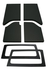 DEI 11-18 Jeep Wrangler JK 2-Door Boom Mat Complete Headliner Kit - 6 Piece - Black thumbnail 9