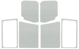 DEI 18-23 Jeep Wrangler JL 2-Door Boom Mat Complete Headliner Kit - 7 Piece - White thumbnail 7