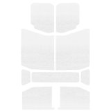DEI 18-23 Jeep Wrangler JL 4-Door Boom Mat Headliner - 9 Piece - White thumbnail 2
