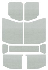 DEI 18-23 Jeep Wrangler JL 4-Door Boom Mat Headliner - 9 Piece - White thumbnail 7