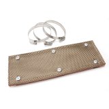 DEI Pipe Shield w/Stainless Steel Clamps - 6in x 12in - Titanium thumbnail 2