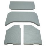 DEI 11-18 Jeep Wrangler JK 4-Door Boom Mat Headliner - 4 Piece - Gray thumbnail 7