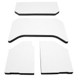 DEI 11-18 Jeep Wrangler JK 4-Door Boom Mat Headliner - 4 Piece - White thumbnail 2