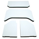 DEI 11-18 Jeep Wrangler JK 4-Door Boom Mat Headliner - 4 Piece - White thumbnail 7