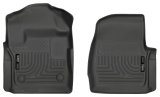 Husky Liners 17 Ford F-250 F-350 Super Duty Standard Cab WeatherBeater Black Front Floor Liners thumbnail 4