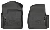 Husky Liners 17 Ford F-250 F-350 Super Duty Standard Cab WeatherBeater Black Front Floor Liners thumbnail 5