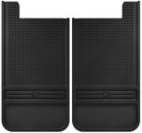 Husky Liners Universal 12in Wide Black Rubber Rear Mud Flaps w/o Weight thumbnail 1