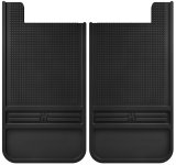 Husky Liners Universal 12in Wide Black Rubber Rear Mud Flaps w/o Weight thumbnail 2