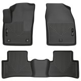 Husky Liners 2018 Toyota CH-R Weatherbeater Black Front & 2nd Seat Floor Liners thumbnail 2