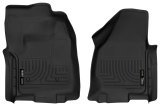 Husky Liners 12-16 Ford F-250/F-350 Standard Cab w/o Trans Case Shifter XAC Black Front Floor Liners thumbnail 4