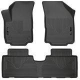 Husky Liners 18-23 GMC Terrain WeatherBeater Black Front & 2nd Seat Floor Liners thumbnail 2