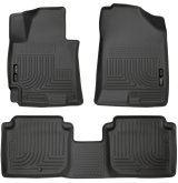 Husky Liners 2014-2016 Hyundai Elantra WeatherBeater Combo Black Floor Liners thumbnail 2