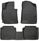 Husky Liners 2014-2016 Hyundai Elantra WeatherBeater Combo Black Floor Liners thumbnail 3