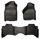 Husky Liners 03-08 Dodge Ram 1500/2500/3500 Quad Cab WeatherBeater Combo Black Floor Liners thumbnail 4