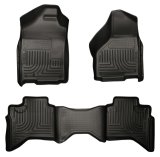 Husky Liners 03-08 Dodge Ram 1500/2500/3500 Quad Cab WeatherBeater Combo Black Floor Liners thumbnail 6