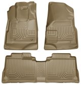 Husky Liners 09-12 Ford Escape/Mazda Tribute (Base/Hybrid) WeatherBeater Combo Tan Floor Liners thumbnail 4