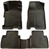 Husky Liners 09-12 Toyota Corolla/Matrix/Pontiac Vibe (FWD) WeatherBeater Combo Black Floor Liners thumbnail 2