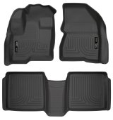 Husky Liners 09-12 Ford Flex/10-12 Lincoln MKT WeatherBeater Combo Black Floor Liners thumbnail 1