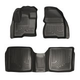 Husky Liners 09-12 Ford Flex/10-12 Lincoln MKT WeatherBeater Combo Black Floor Liners thumbnail 2