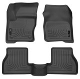 Husky Liners 2012 Ford Focus (4DR/5DR) WeatherBeater Combo Black Floor Liners thumbnail 1