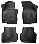 Husky Liners 2011 Volkswagen Jetta (Sedan) WeatherBeater Combo Black Floor Liners thumbnail 6