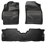 Husky Liners 2012 Toyota Prius v WeatherBeater Combo Black Floor Liners thumbnail 3
