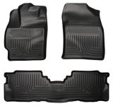 Husky Liners 2012 Toyota Prius v WeatherBeater Combo Black Floor Liners thumbnail 6