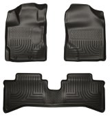 Husky Liners 2012 Toyota Prius c WeatherBeater Combo Black Floor Liners thumbnail 3