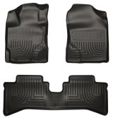 Husky Liners 2012 Toyota Prius c WeatherBeater Combo Black Floor Liners thumbnail 6